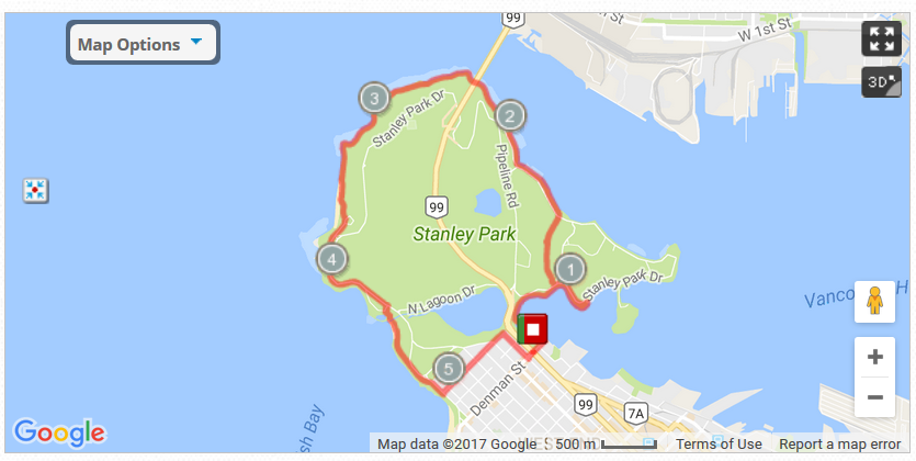 stanley park bike trails