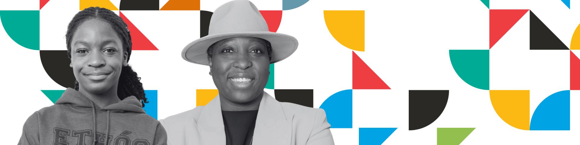 Mary Lou and  Anthonia interviewees