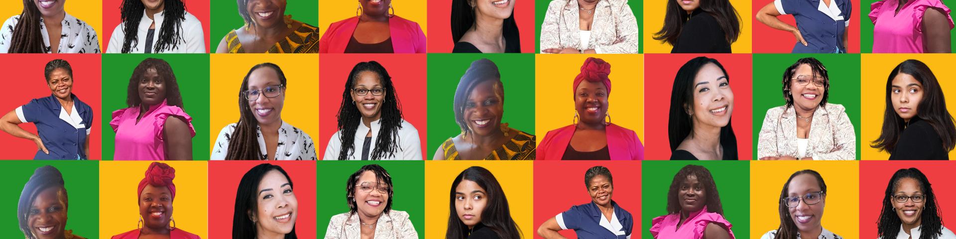 photos of the YWCA staff members that participated on the campaign