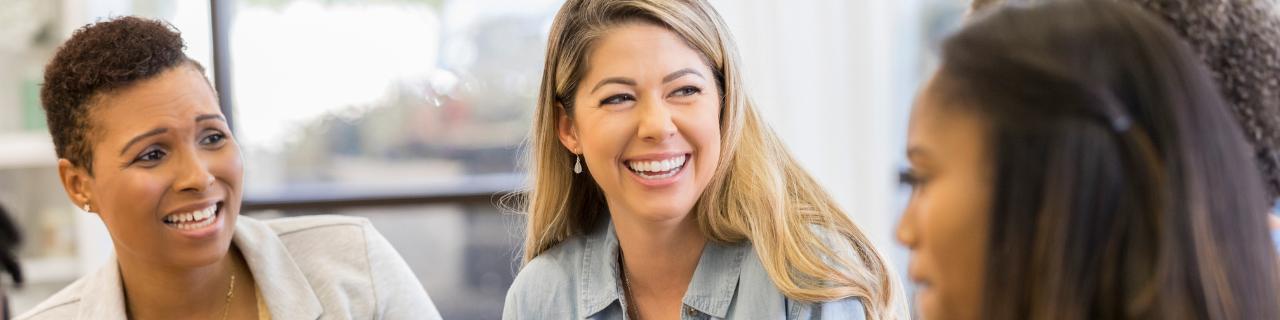 Women laughing 