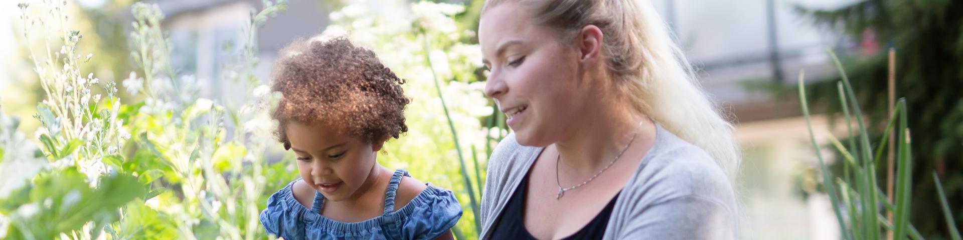 Mom and daughter