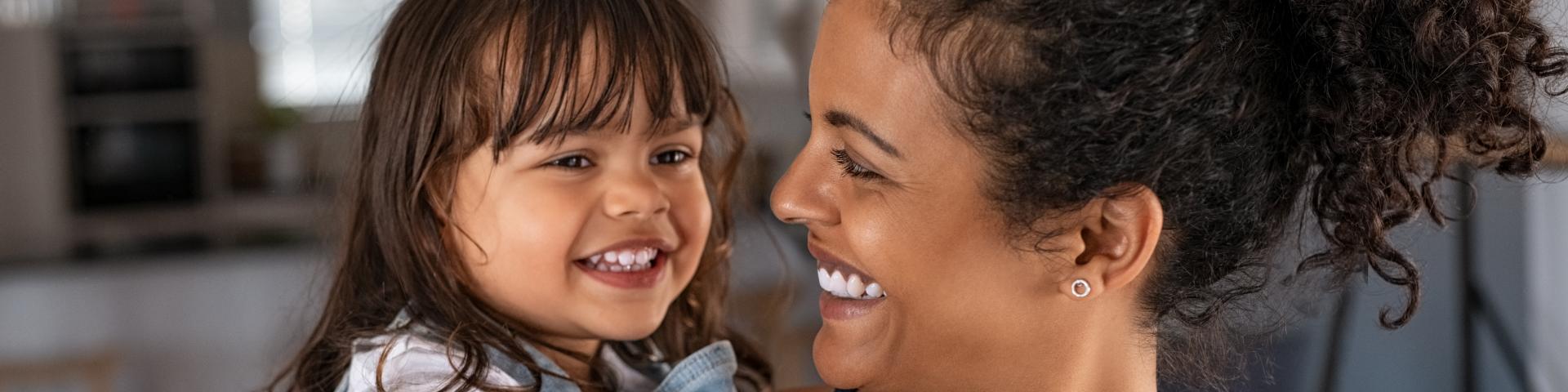 Mom and daughter