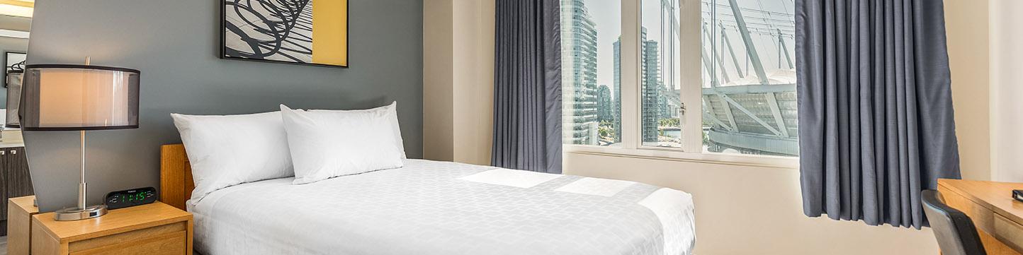 Double room - YWCA Hotel in downtown Vancouver