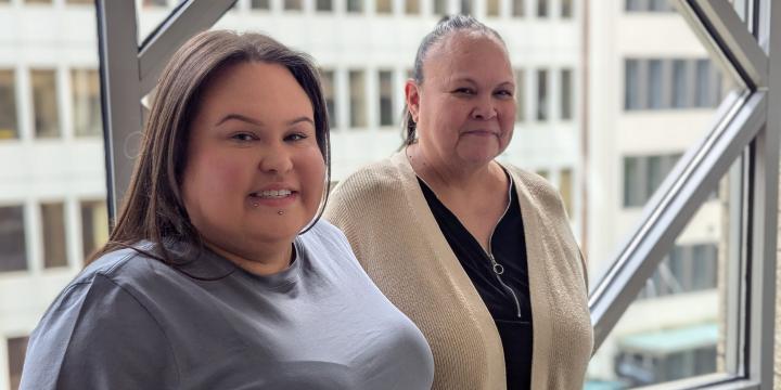 Christina Campbell and Grace Tait