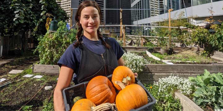 Kim in Rooftop Garden 