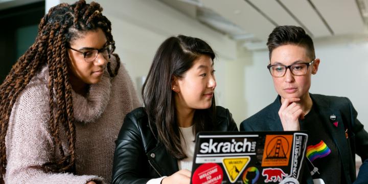 Diverse team working