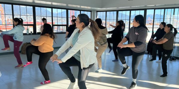 Healthy Hustle group fitness class