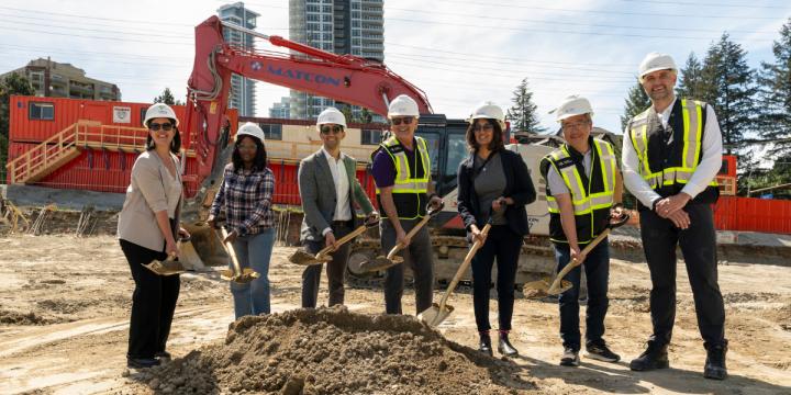Groundbreaking of YWCA Tyndall Street on May 6, 2025.  
