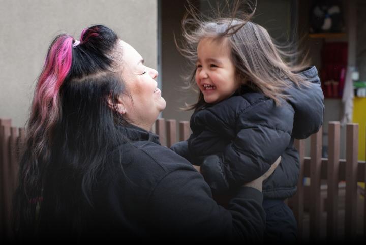 Mother and Child at YWCA Child care