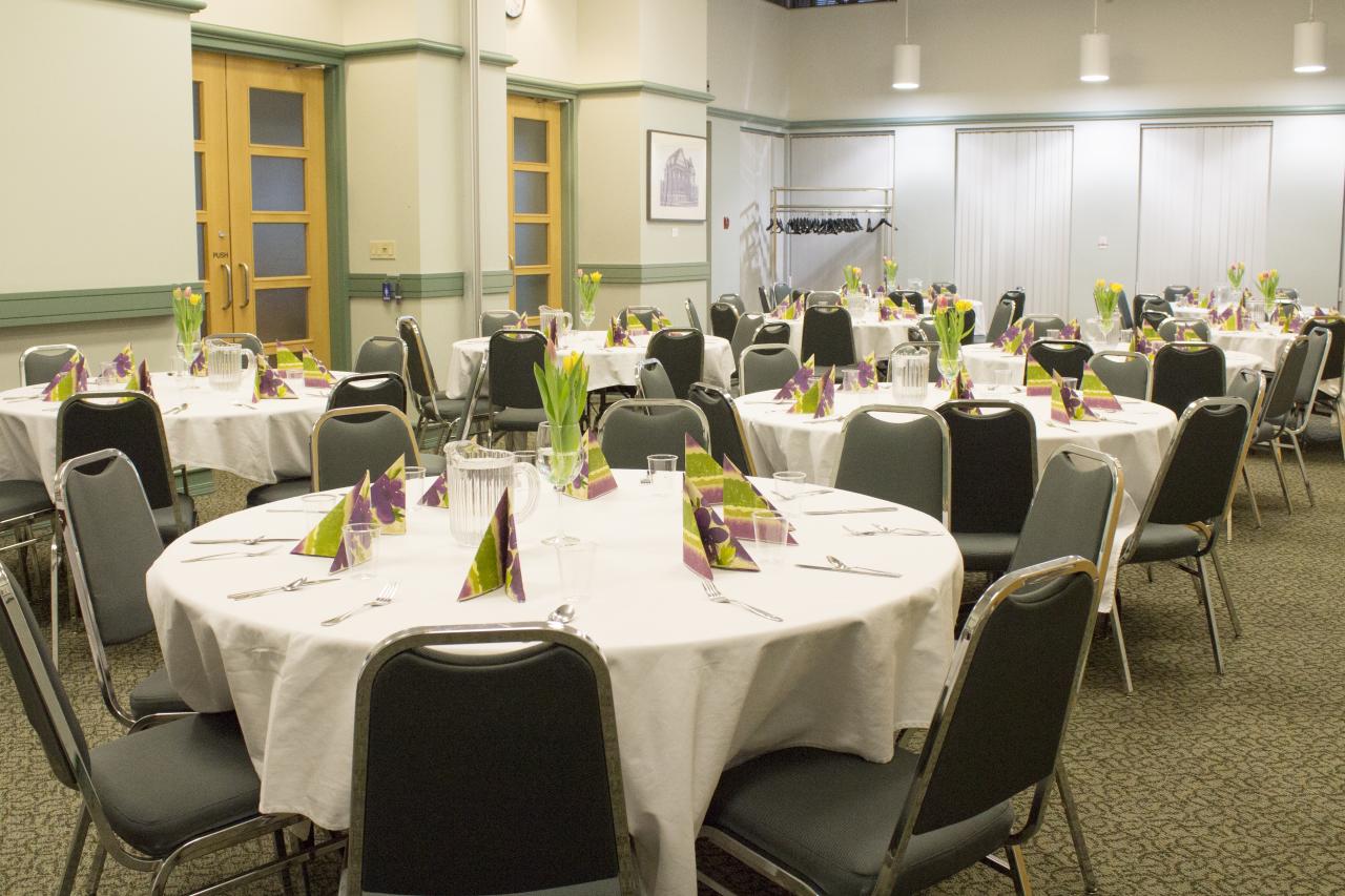 Combined Royal Bank and Canfor room - Banquet/ party - YWCA Hotel Vancouver Meeting room rentals