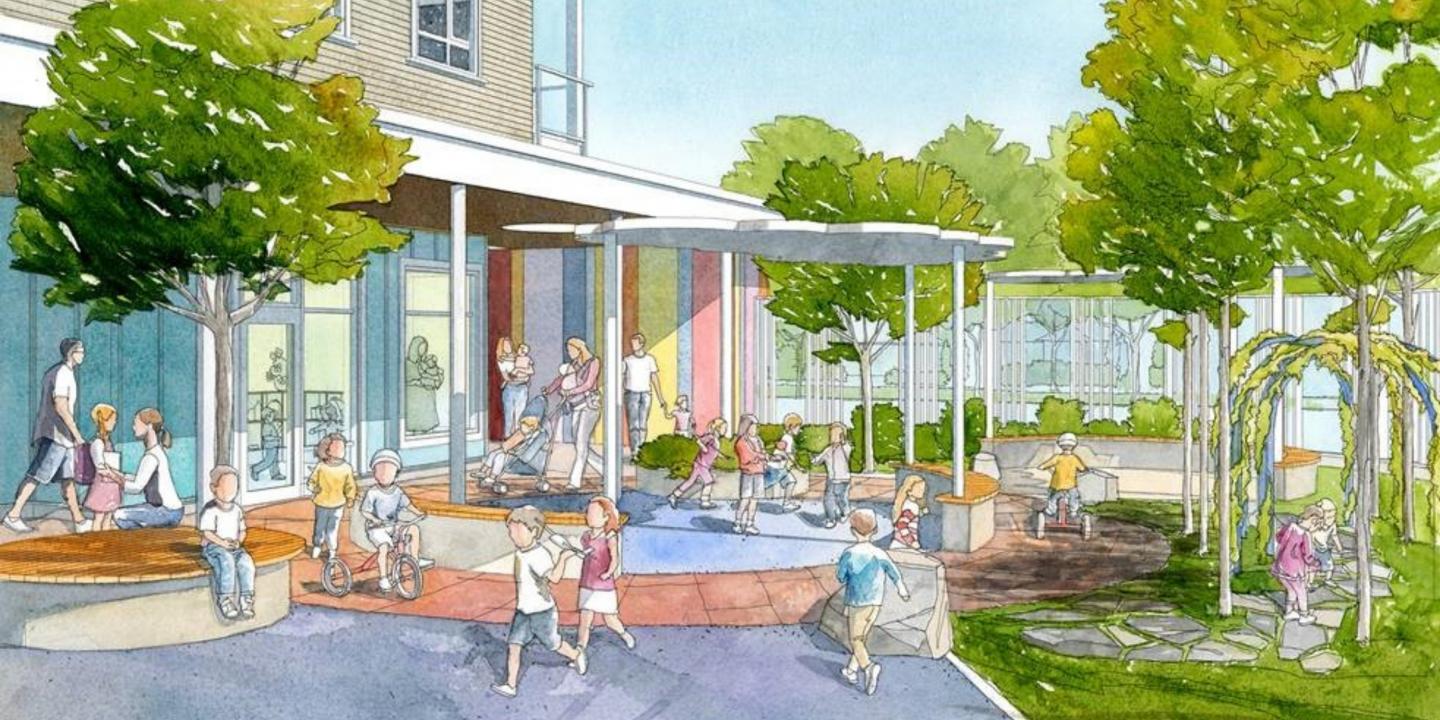 YWCA Cindy Beedie Place child care centre rendering