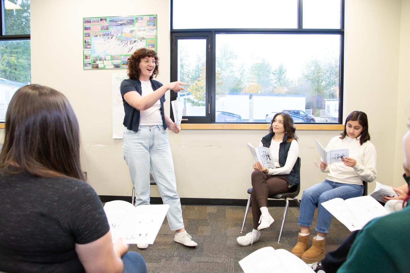 YWCA Guide to Highschool program group