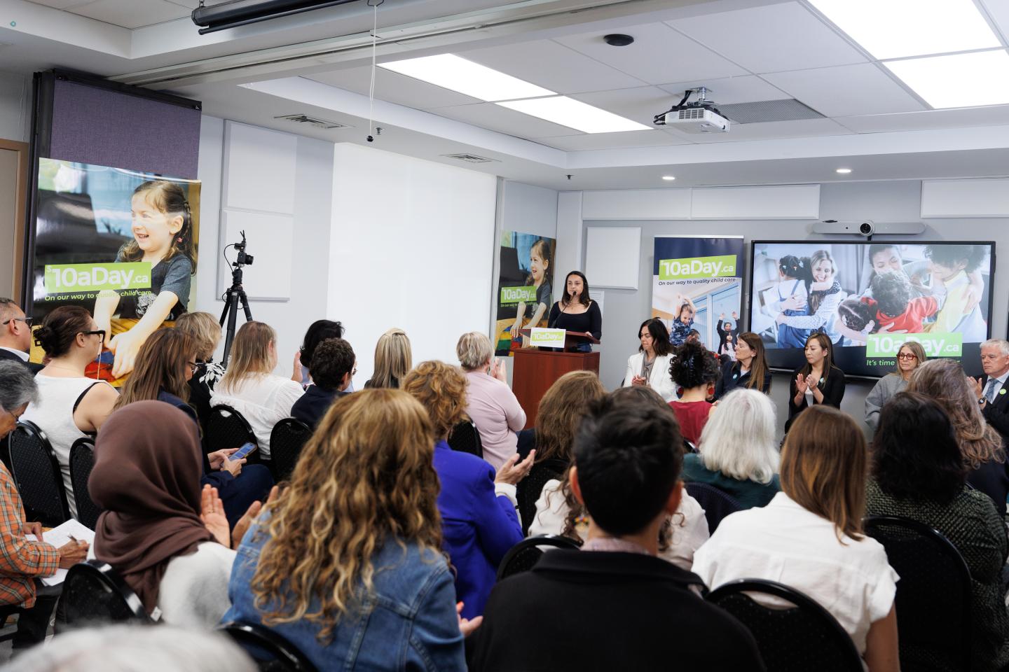 $10aDay child care Sophie Luckhart speaking