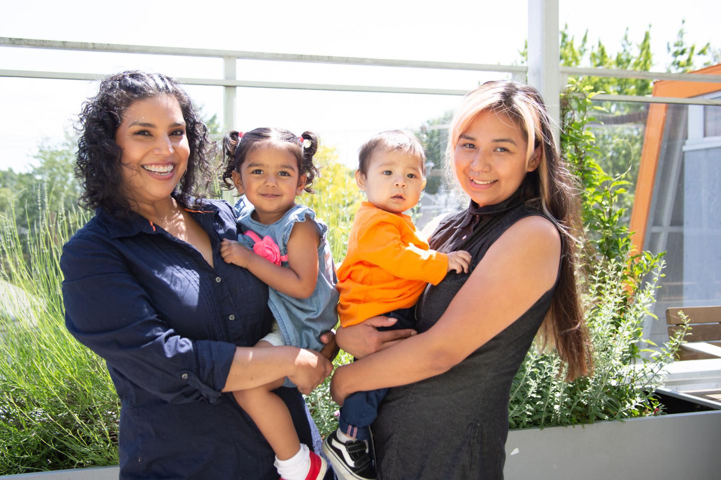 Moms and kids