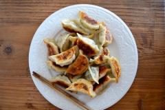 A plate of Chinese dumplings. Photo credit: woksoflife