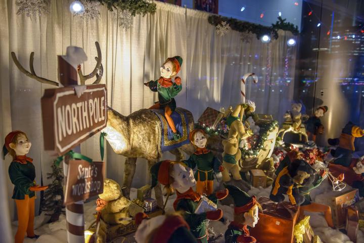 Photo of displays at Christmas at Canada Place