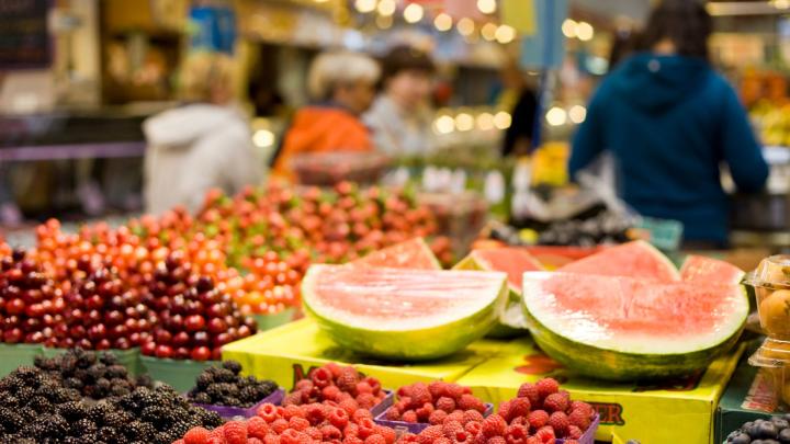 Inside Granville Island Public Market