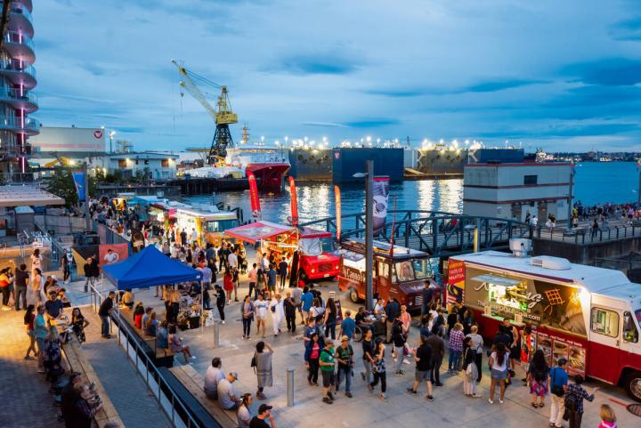 Shipyards Night Market in North Vancouver
