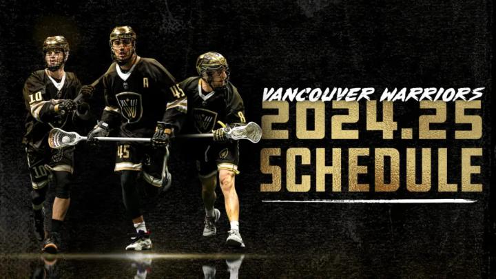 Vancouver Warriors 2024 - 2025 Schedule Banner