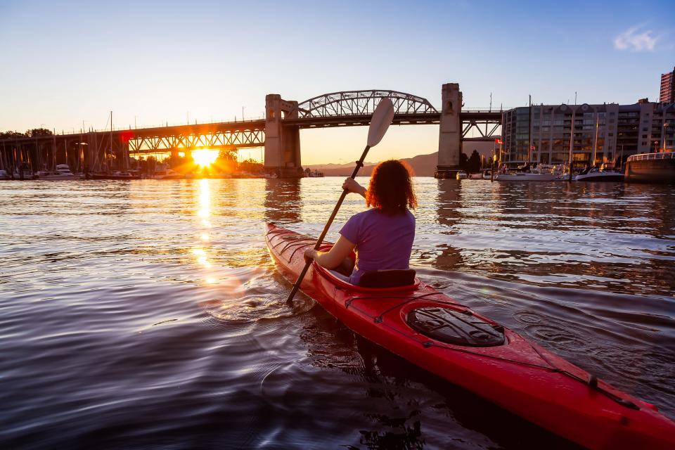 Kayak False Creek