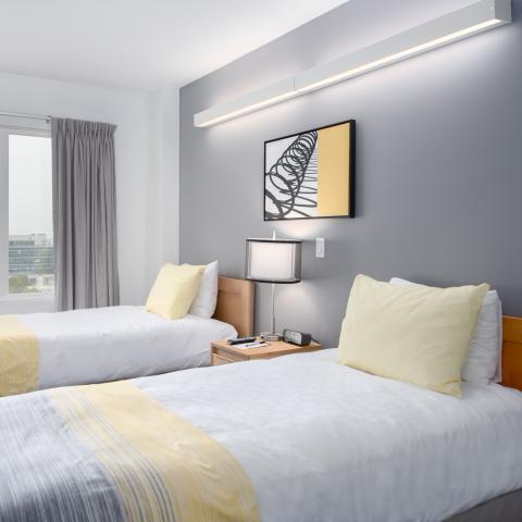 Twin Rooms YWCA Hotel Vancouver