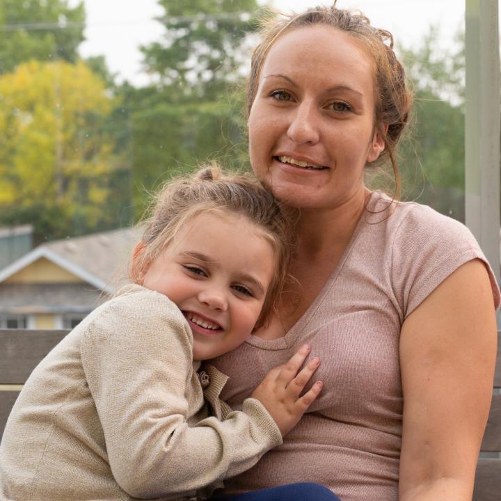 Mom and daughter