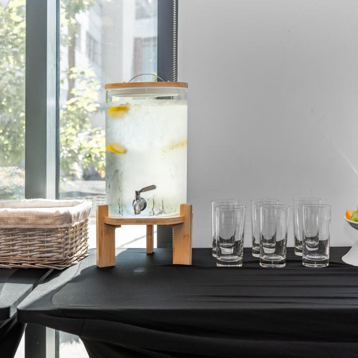 Tables and cutlery - YWCA Hotel Vancouver Meeting room rentals