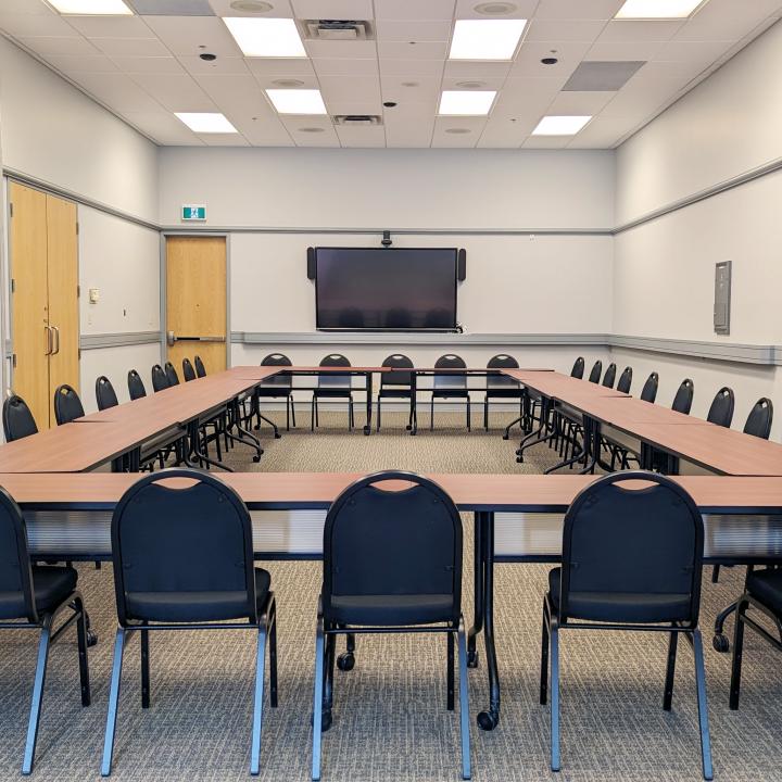 Combined Royal Bank and Canfor room - Board Room - YWCA Hotel Vancouver Meeting room rentals