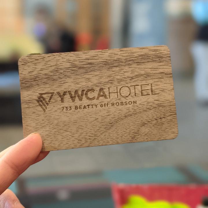 Green eco hotel cards YWCA Hotel