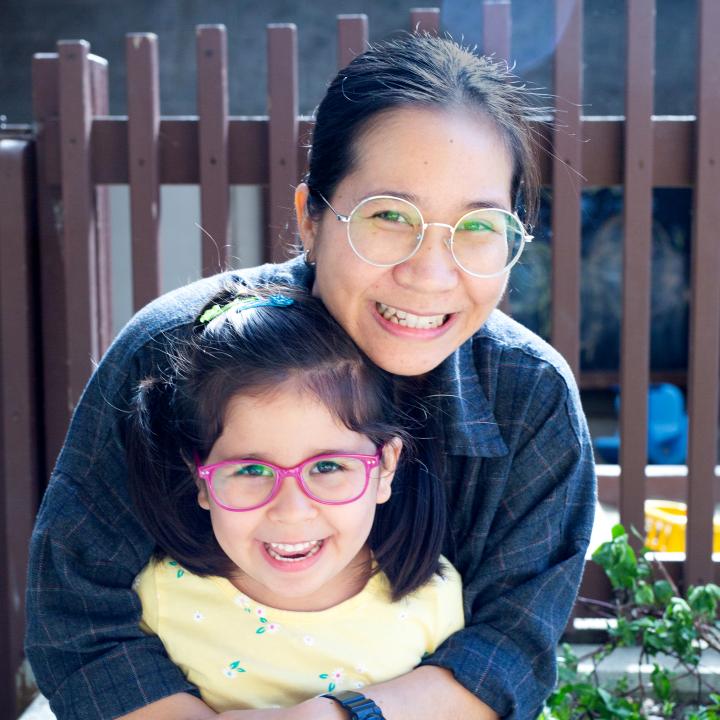 Mom and daughter