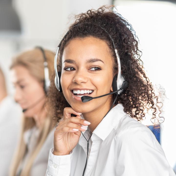 Call centre employee